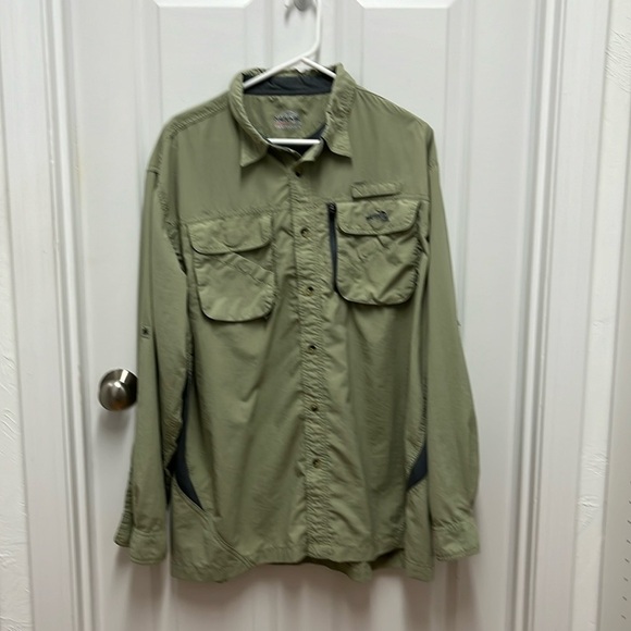 Mens Natural Gear Fishing /Hiking Vented shirt‎ Green Size XL - Picture 1 of 5